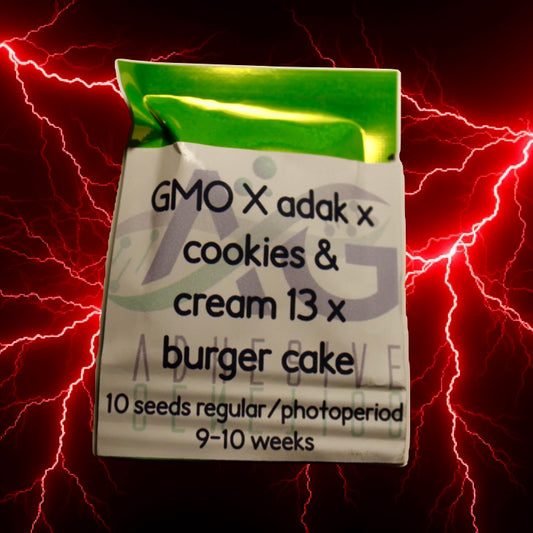 GMO x Adak x Cookies & Cream 13 x Burger Cake